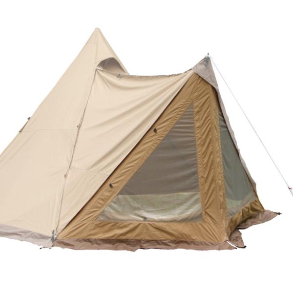 テンマクデザイン サーカスTC DX MID+専用 窓付きフロントフラップ【 サンドカラー 】  tent-Mark DESIGNS