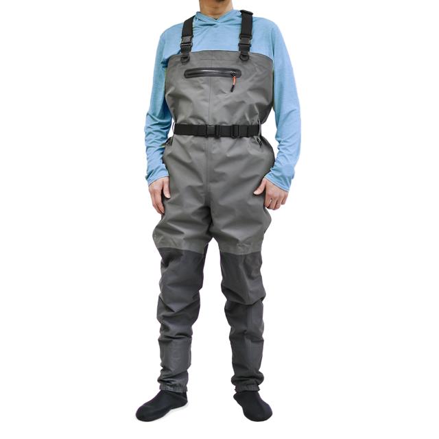 阪神素地 SW-511 エントラントウエーダー チェストハイ L カーキ 阪神素地 SW-511 エントラントウエーダー チェストハイ LL カーキ