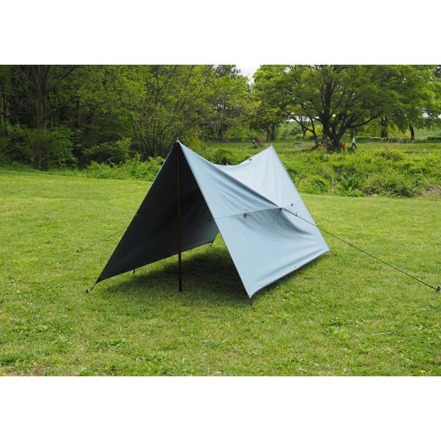 テンマクデザイン 男前 タープ グレー tent-Mark DESIGNS 【 スクエア タープ ソロ キャンプ 焚き火 】 