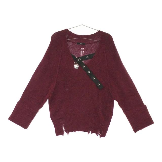 LIVIANA CONTI 売れ筋商品|||リビアナコンティ ニット&セーター アウター レディース Sweaters Red LIVIANA CONTI リビアナコンティ ニット&セーター アウター
