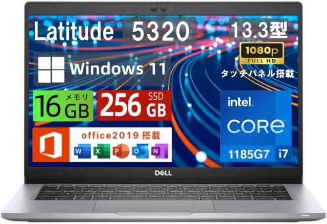 DELL i7メモリ/16/SSD512GBオフィス付 SSD容量:512GB～ Dell(デル)の