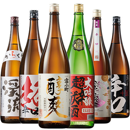 日本酒 普通酒 利酒師が選ぶ 辛口 地酒 一升瓶 飲みくらべ 6本組 第3弾 1800ml 6本【7560円(税込)以上で送料無料】の通販は