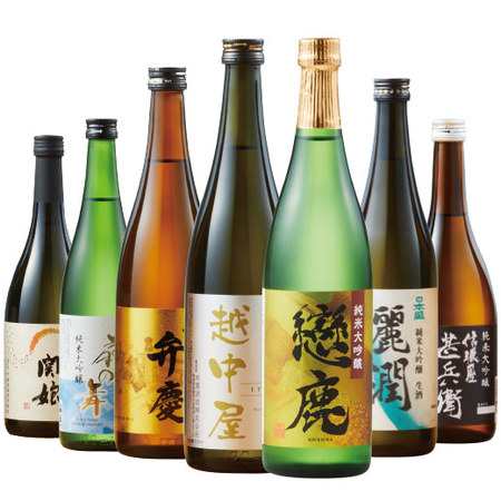 日本酒 純米大吟醸酒 特割 全国 7酒蔵 純米大吟醸 飲み比べセット 7本組 720ml【(税込)以上で送料無料】