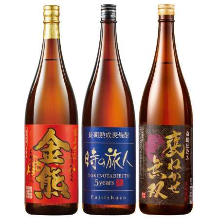 酒 焼酎 芋焼酎 麦焼酎 米焼酎 飲み比べセット 九州 三蔵 長期熟成 芋・麦・米焼酎 飲みくらべ 一升瓶 3本組 【(税込)以上で送料無