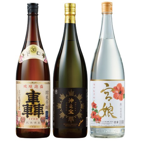 酒 焼酎 泡盛 プレミアム 琉球 泡盛 飲みくらべ 一升瓶 3本組 第2弾 飲み比べセット 1800ml 3本 【(税込)以上で送料無料】