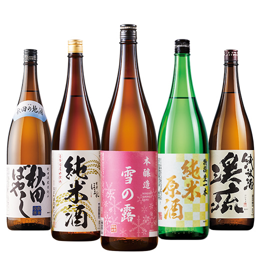 日本酒 純米酒 本醸造酒 利酒師厳選 燗酒 飲み比べセット 2024 一升瓶 5本組 第2弾 1800ml 【7560円(税込)以上で送料無料】の通販は 8,702円