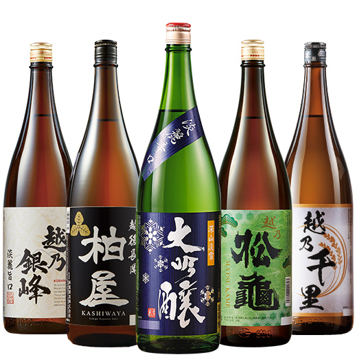 日本酒 お酒 大吟醸酒 普通酒 家呑み応援 新潟 地酒 飲みくらべ 一升瓶 