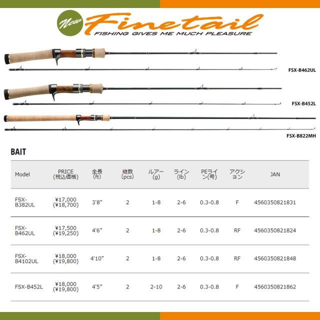 メジャークラフト ファインテールFSX-512L メジャークラフト ファイン