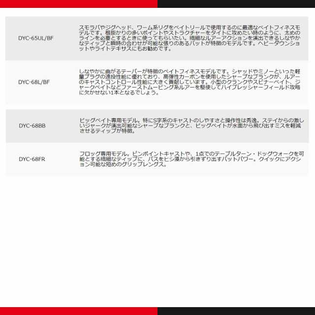 メジャークラフト デイズ ベイトモデル DYC-66MH 釣竿 送料無料