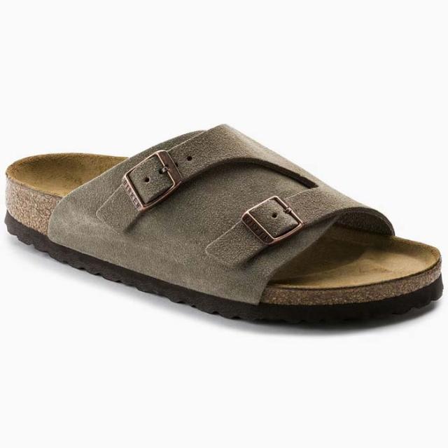 ビルケンシュトック チューリッヒ 普通幅 メンズ レディース トープ ベージュ スエード BIRKENSTOCK ZURICH LEVE TAUPE 0050461 ストラップサンダル[PU1]_3