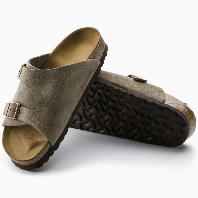 ビルケンシュトック チューリッヒ 普通幅 メンズ レディース トープ ベージュ スエード BIRKENSTOCK ZURICH LEVE TAUPE 0050461 ストラップサンダル[PU1]_4
