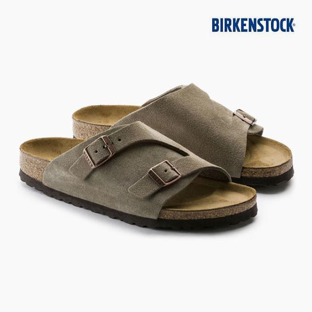 ビルケンシュトック チューリッヒ 普通幅 メンズ レディース トープ ベージュ スエード BIRKENSTOCK ZURICH LEVE TAUPE 0050461 ストラップサンダル[PU1]