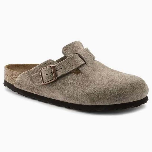 毎日発送 ビルケンシュトック ボストン メンズ レディース 普通幅 トープ ベージュ ベロアレザー BIRKENSTOCK BOSTON LEVE TAUPE 0060461[PU1]_3