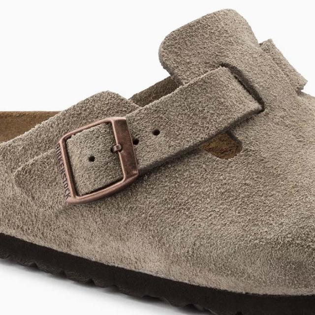毎日発送 ビルケンシュトック ボストン メンズ レディース 普通幅 トープ ベージュ ベロアレザー BIRKENSTOCK BOSTON LEVE TAUPE 0060461[PU1]_6