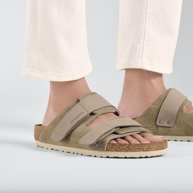 ビルケンシュトック 宇治 普通幅 メンズ レディース トープ ベージュ ヌバック スエード BIRKENSTOCK UJI LENB/LEVE TAUPE 1025690 ストラップサンダル_9