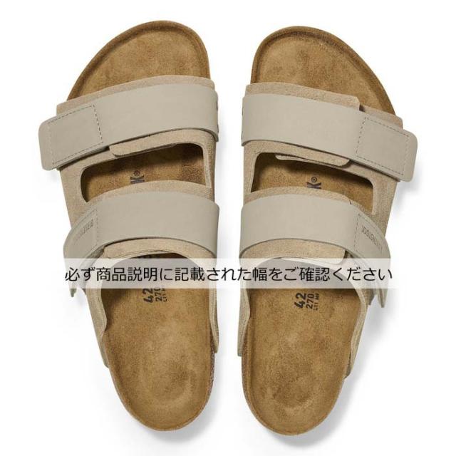 ビルケンシュトック 宇治 普通幅 メンズ レディース トープ ベージュ ヌバック スエード BIRKENSTOCK UJI LENB/LEVE TAUPE 1025690 ストラップサンダル_2