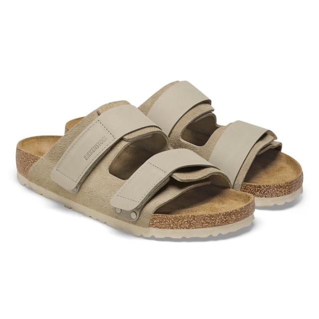 ビルケンシュトック 宇治 普通幅 メンズ レディース トープ ベージュ ヌバック スエード BIRKENSTOCK UJI LENB/LEVE TAUPE 1025690 ストラップサンダル_1