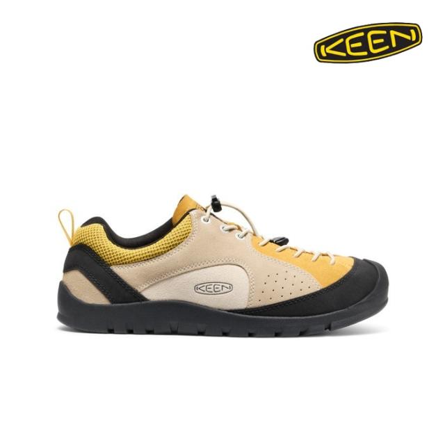 KEEN キーン ジャスパー ロックス エスピー スニーカー メンズ JASPER ROCKS SP M/1031345 ベージュ 黄色 アウトドアシューズ 定番 人気 スエード