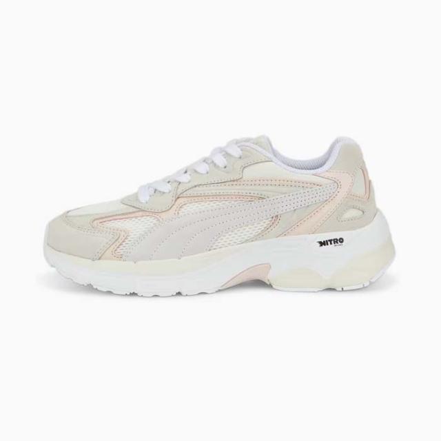 プーマ テバリス ニトロ レディース スニーカー PUMA TEVERIS NITRO 388774-04 ベージュ 白 ピンク[PU2]_2