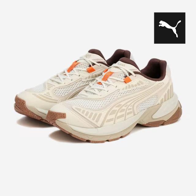 プーマ ベロファシス PUMA PERKS AND MINI VELOPHASIS V002 PAM 396041-01 メンズ スニーカー ベージュ[PU2]