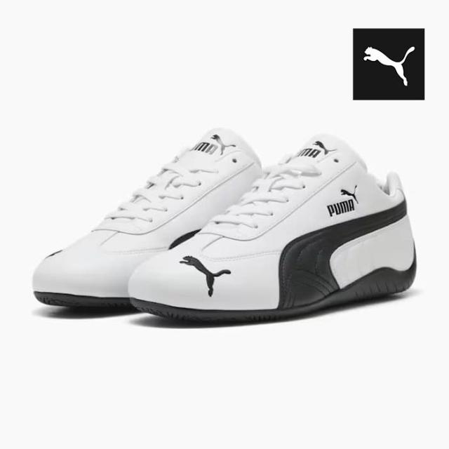 プーマ スピードキャット レザー PUMA SPEEDCAT LTH 401603-02 メンズ レディース スニーカー 白黒[PU2]の通販は