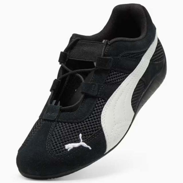 毎日発送 プーマ スピードキャット ゴー PUMA SPEEDCAT GO 403589-01 レディース スニーカー 黒白 スエード メッシュ[PU1]_5