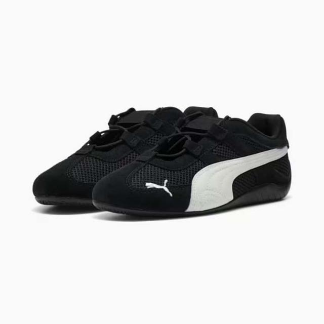 毎日発送 プーマ スピードキャット ゴー PUMA SPEEDCAT GO 403589-01 レディース スニーカー 黒白 スエード メッシュ[PU1]_1