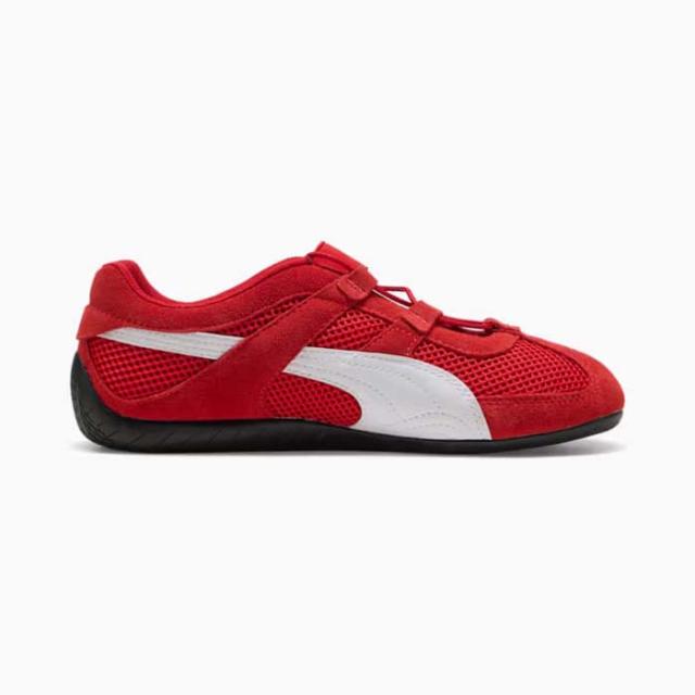 毎日発送 プーマ スピードキャット ゴー PUMA SPEEDCAT GO 403589-02 レディース スニーカー 赤白 スエード メッシュ[PU1]_3