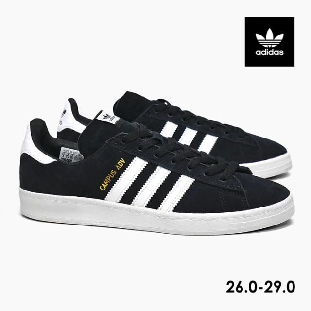 毎日発送 アディダス スケシュー キャンパス ADIDAS SKATEBOARDING メンズ レディース スニーカー CAMPUS ADV B22716 黒 スエード スケートボードシューズ スケボーシューズ[PU3]