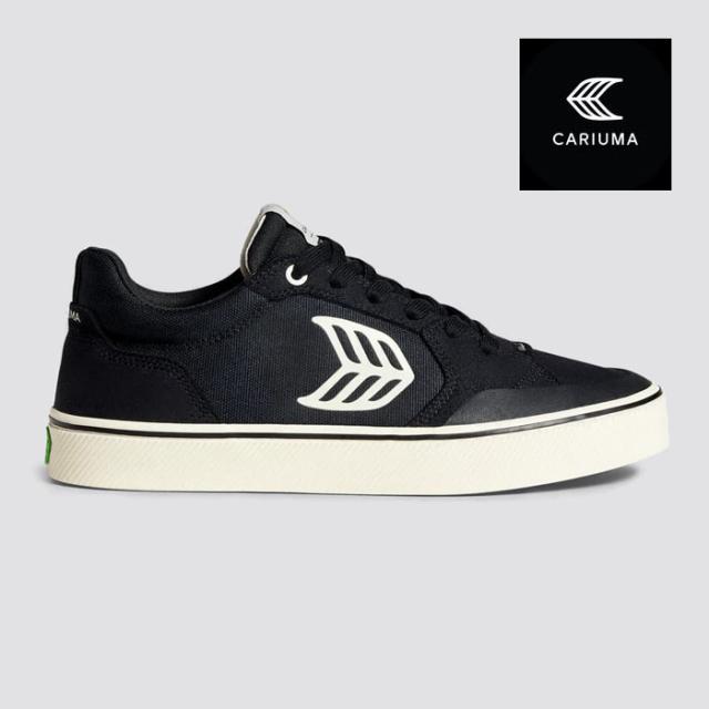 CARIUMA カリウマ スケートボードシューズ スニーカー VALLELY PRO メンズ 黒 ヴィーガンスエード バレリー プロ BLACK/IVORY 421409B06[PU2]