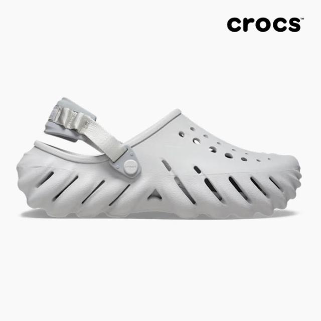 毎日発送 クロックス サンダル メンズ レディース エコークロッグ CROCS ECHO CLOG ATMOSPHERE 207937 1FT ライトグレー サポ 軽量[PU2]