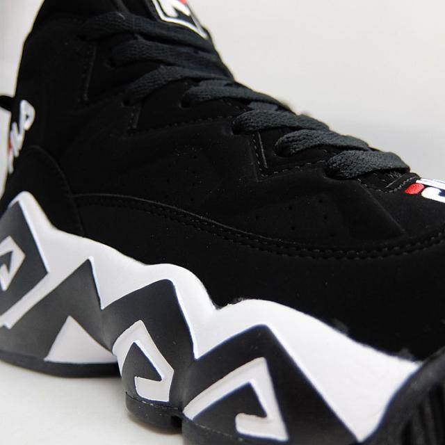 毎日発送 FILA MB FHE102 0001 フィラ マッシュバーン ブラック スニーカー メンズ レディース NBA シグネチャーモデル 黒 厚底 靴[PU2]_6