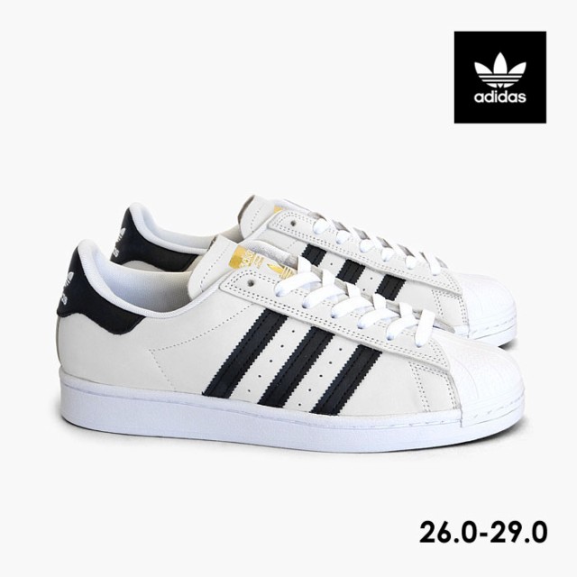 毎日発送 アディダス スーパースター メンズ レディース スニーカー スケシュー 白 ADIDAS SKATEBOARDING SUPERSTAR ADV FV0322 レザー