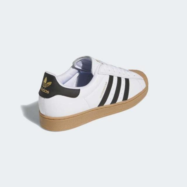 毎日発送 アディダス スーパースター メンズ スニーカー ADIDAS SKATEBOARDING SUPERSTAR ADV IE0669 レザー スケシュー 白黒ガムソール スケートボードシューズ スケボーシューズ[PU3]_5