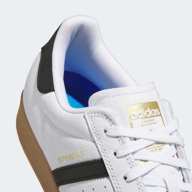 毎日発送 アディダス スーパースター メンズ スニーカー ADIDAS SKATEBOARDING SUPERSTAR ADV IE0669 レザー スケシュー 白黒ガムソール スケートボードシューズ スケボーシューズ[PU3]_8