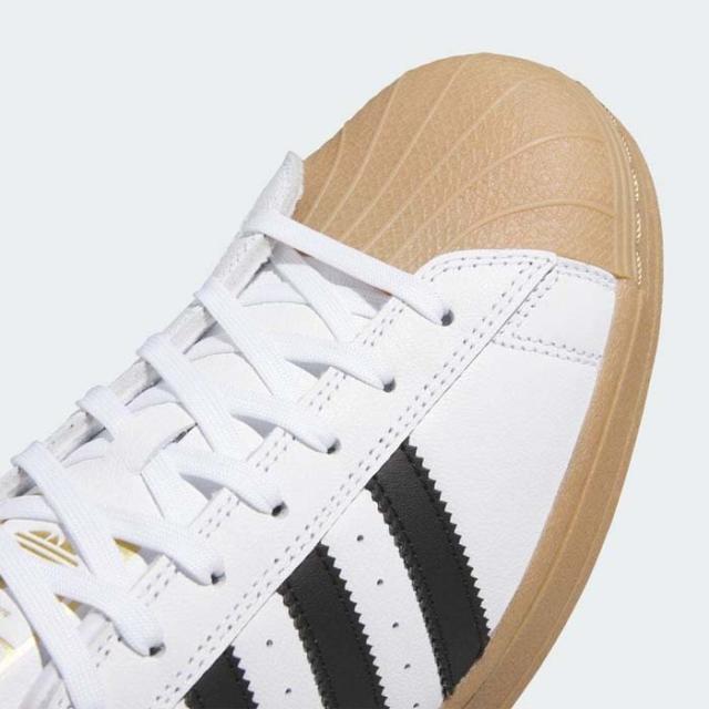 毎日発送 アディダス スーパースター メンズ スニーカー ADIDAS SKATEBOARDING SUPERSTAR ADV IE0669 レザー スケシュー 白黒ガムソール スケートボードシューズ スケボーシューズ[PU3]_9
