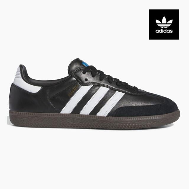 1世帯1点限り 毎日発送 アディダス サンバ レディース メンズ スニーカー ADIDAS SKATEBOARDING SAMBA ADV IE3100 黒白ガムソール レザー スエード ローカット スケートボード ADIDAS SB[PU3]