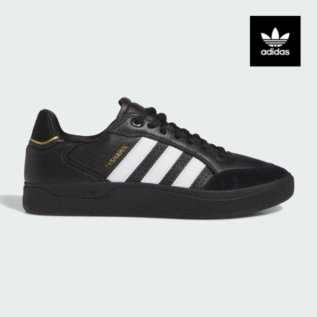 毎日発送 アディダス スニーカー メンズ ADIDAS SKATEBOARDING TYSHAWN LOW IE3124 タイショーン レザー 黒 スケシュー スケートボードシ