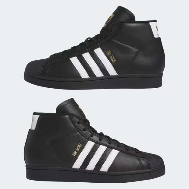 アディダス プロモデル スケートボーディング メンズ スニーカー ADIDAS PRO MODEL ADV IE6593 黒 レザー ハイカット ADIDAS SB[PU1]_5