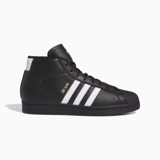 アディダス プロモデル スケートボーディング メンズ スニーカー ADIDAS PRO MODEL ADV IE6593 黒 レザー ハイカット ADIDAS SB[PU1]_1