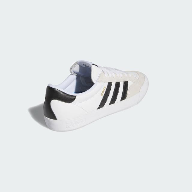 アディダス メンズ スニーカー ノラ ADIDAS SKATEBOARDING NORA IF2067 白黒 スエード ローカット スケートボード ADIDAS SB[PU1]_4