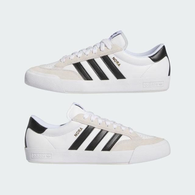 アディダス メンズ スニーカー ノラ ADIDAS SKATEBOARDING NORA IF2067 白黒 スエード ローカット スケートボード ADIDAS SB[PU1]_6