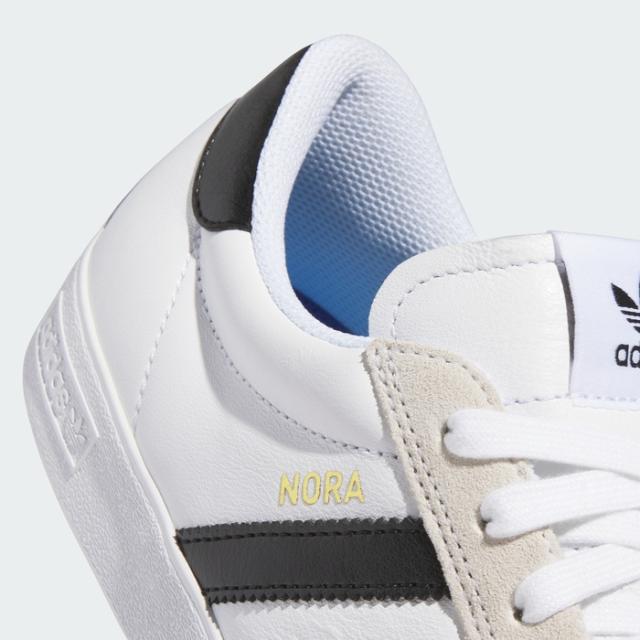 アディダス メンズ スニーカー ノラ ADIDAS SKATEBOARDING NORA IF2067 白黒 スエード ローカット スケートボード ADIDAS SB[PU1]_7