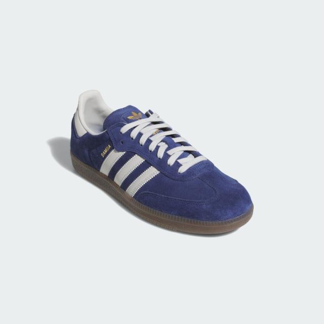 毎日発送 アディダス サンバ レディース メンズ スニーカー ADIDAS SKATEBOARDING SAMBA ADV JP8523 青 ガムソール スエード ローカット スケートボード ADIDAS SB[PU2]