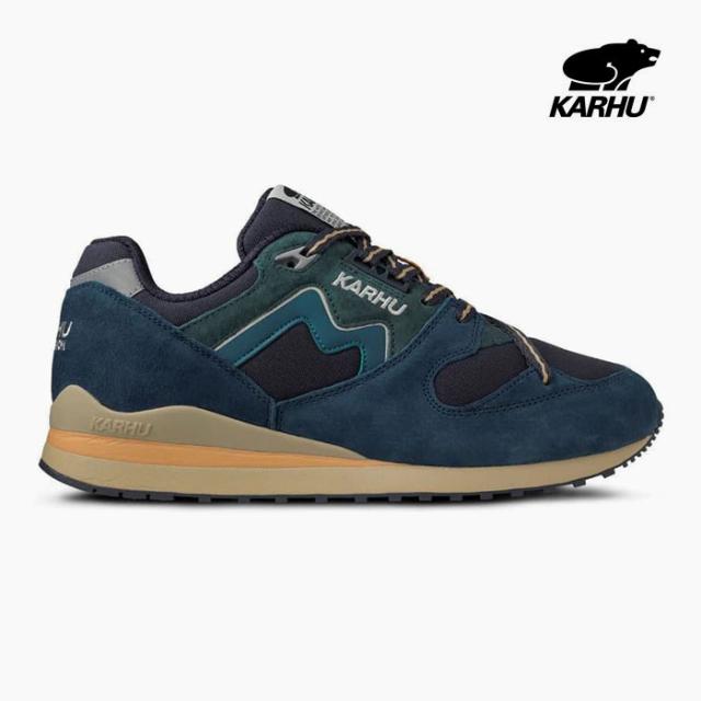 カルフ メンズ スニーカー シンクロンクラシック KARHU SYNCHRON CLASSIC KH802680 ネイビー 紫 ローカット スエード 撥水ナイロン[PU3]の通販は 14,475円