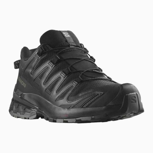 毎日発送 サロモン トレイルランニングシューズ 新作 SALOMON XA PRO 3D V9 GORE-TEX M/L47270100 W/L47270800 XAプロ 3D ゴアテックス メンズ レディース 防水 透湿 軽量 トレランシューズ ハイキングシューズ 黒[PU2]_10