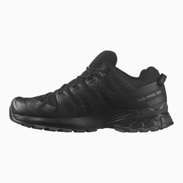 毎日発送 サロモン トレイルランニングシューズ 新作 SALOMON XA PRO 3D V9 M/L47271800 W/L47272700 XAプロ 3D メンズ レディース 軽量 トレランシューズ ハイキングシューズ 黒[PU2]_3