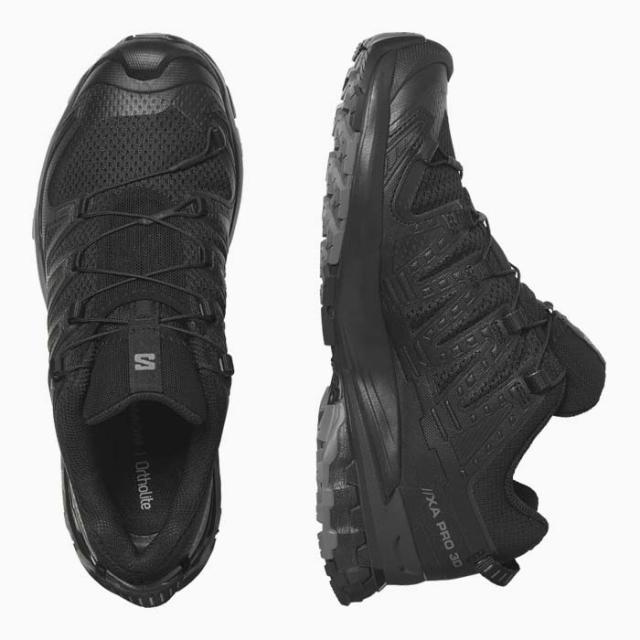 毎日発送 サロモン トレイルランニングシューズ 新作 SALOMON XA PRO 3D V9 M/L47271800 W/L47272700 XAプロ 3D メンズ レディース 軽量 トレランシューズ ハイキングシューズ 黒[PU2]_11