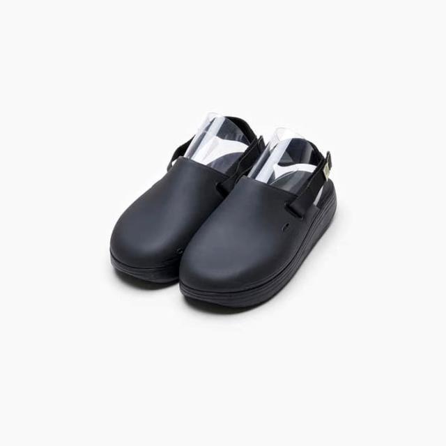 スイコック サンダル SUICOKE CAPPO BLACK OG-INJ-03-BLK カッポ 黒 メンズ レディース 厚底 抗菌 スライド スリッポン_2