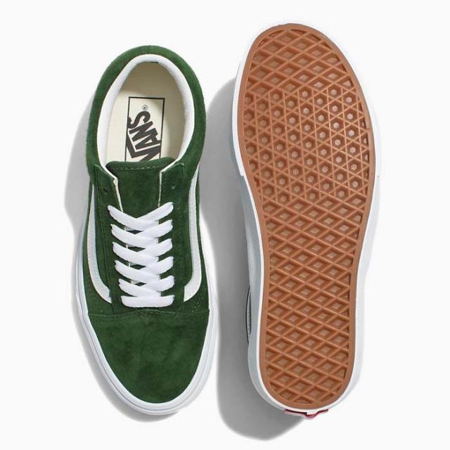バンズ オールドスクール VANS OLD SKOOL VN0007NTBXU メンズ レディース スニーカー 緑 ヴァンズ ピッグスエード US企画 新作の通販は